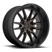 Fuel 1PC D762 CLASH 17x9 Matte Black Double Dark Tint 6x135 1mm