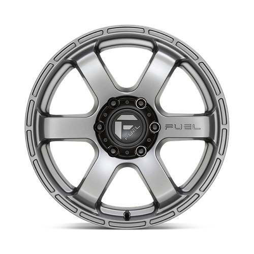 Fuel 1PC D767 RUSH 18x9 Matte Gun Metal 6x135 20mm