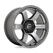 Fuel 1PC D767 RUSH 18x9 Matte Gun Metal 6x135 20mm