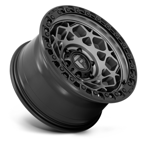 Fuel 1PC D784 UNIT 17x9 Gunmetal W/ Matte Black Ring 6x135 -12mm