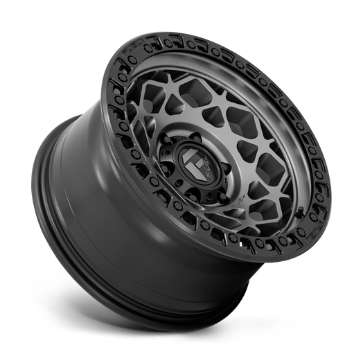 Fuel 1PC D784 UNIT 17x9 Gunmetal W/ Matte Black Ring 6x135 -12mm