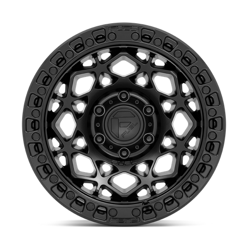 Fuel 1PC D786 UNIT 17x9 Matte Black W/ M-Black Ring 6x135 -12mm