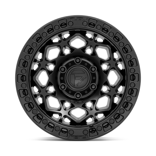 Fuel 1PC D786 UNIT 17x9 Matte Black W/ M-Black Ring 6x135 -12mm
