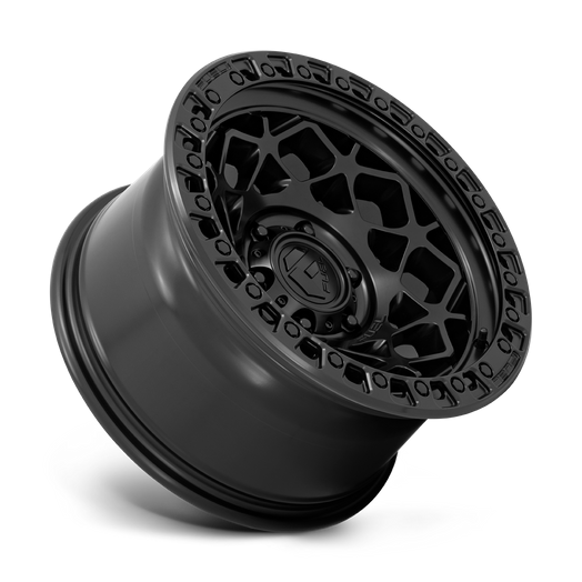 Fuel 1PC D786 UNIT 17x9 Matte Black W/ M-Black Ring 6x135 -12mm