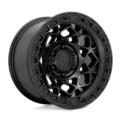 Fuel 1PC D786 UNIT 17x9 Matte Black W/ M-Black Ring 6x135 1mm