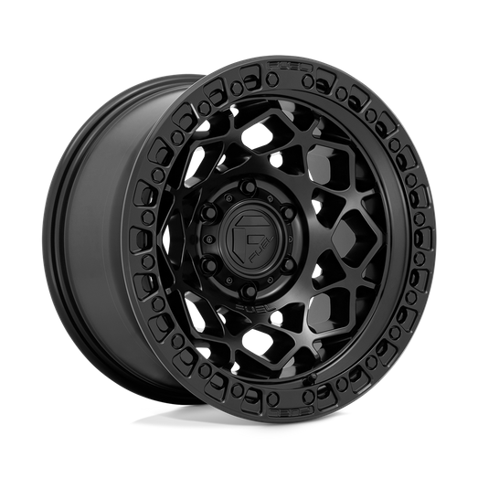 Fuel 1PC D786 UNIT 17x9 Matte Black W/ M-Black Ring 6x135 -12mm