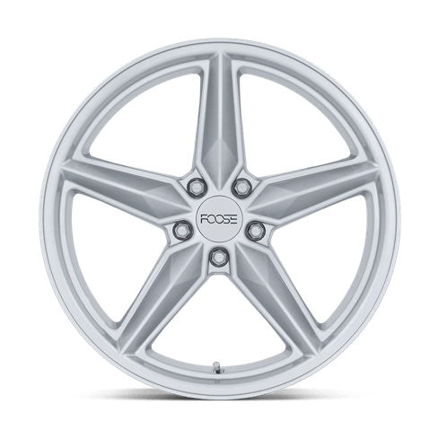 Foose 1PC F174 CF8 20x11 Gloss Silver 5x114.3 50mm