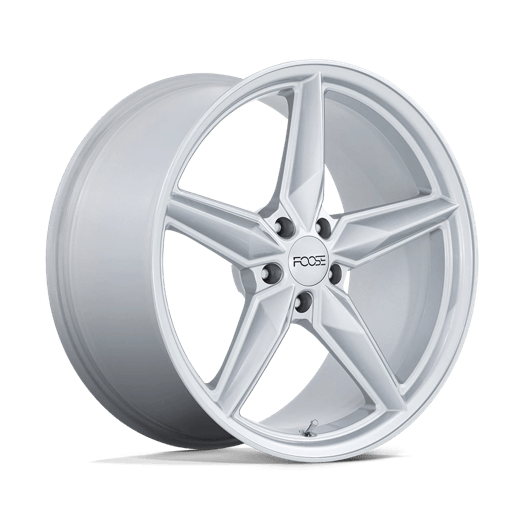 Foose 1PC F174 CF8 20x10 Gloss Silver 5x114.3 35mm