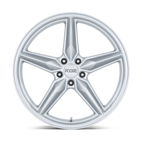 Foose 1PC F174 CF8 20x10 Gloss Silver 5x114.3 35mm