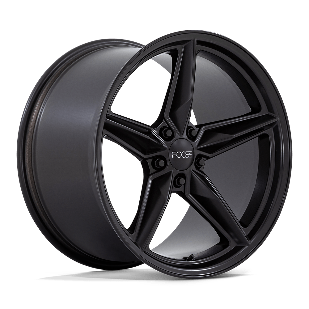Foose 1PC F175 CF8 19x11 Matte Black 5x114.3 50mm