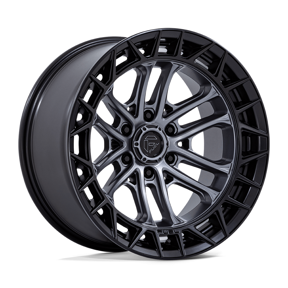 Fuel 1PC FC874 CELSIUS 17x9 Matte Gunmetal W/ M-Blk Lip 6x135 1mm