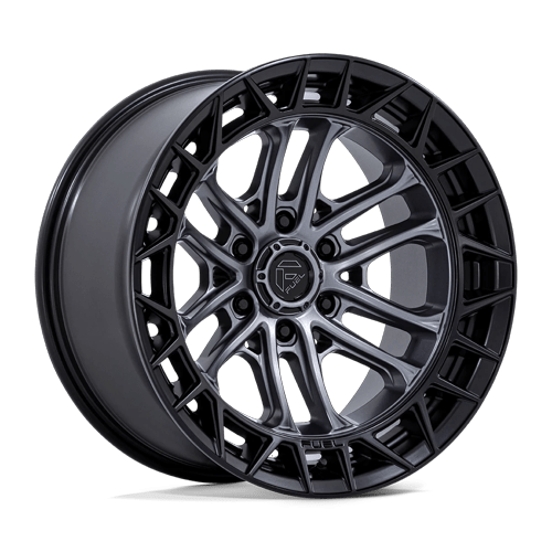 Fuel 1PC FC874 CELSIUS 20x9 Matte Gunmetal W/ M-Blk Lip 6x135 20mm