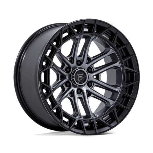 Fuel 1PC FC874 CELSIUS 17x9 Matte Gunmetal W/ M-Blk Lip 6x135 1mm