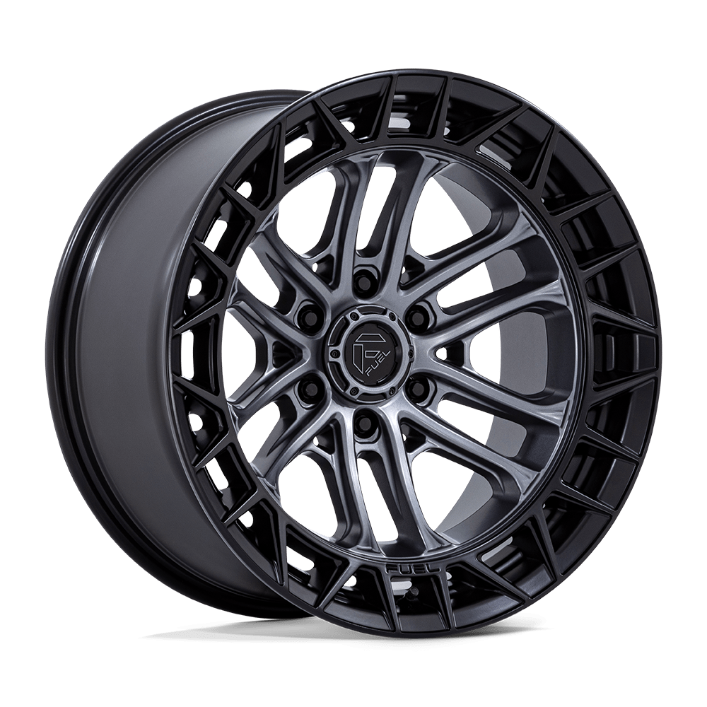 Fuel 1PC FC874 CELSIUS 20x9 Matte Gunmetal W/ M-Blk Lip 6x135 20mm