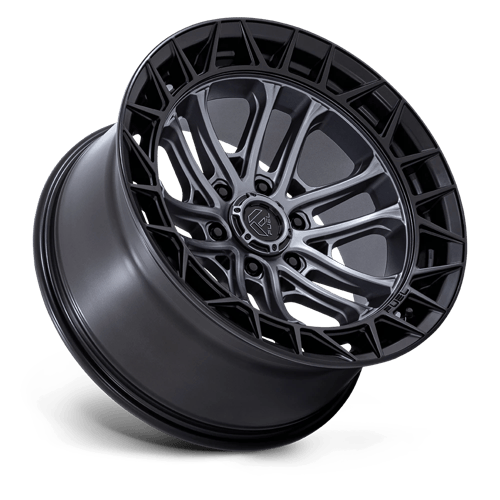 Fuel 1PC FC874 CELSIUS 17x9 Matte Gunmetal W/ M-Blk Lip 6x135 -12mm