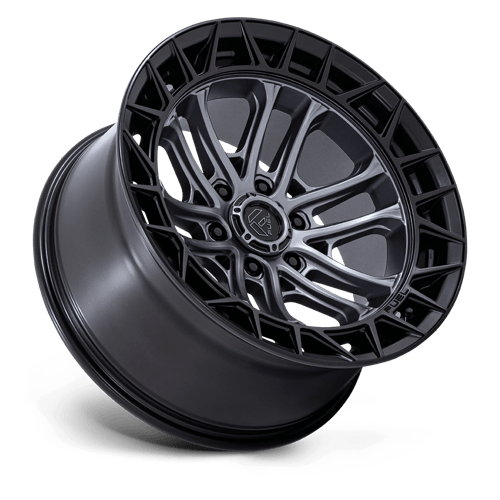 Fuel 1PC FC874 CELSIUS 20x9 Matte Gunmetal W/ M-Blk Lip 6x135 20mm