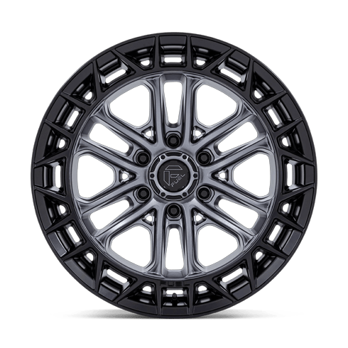Fuel 1PC FC874 CELSIUS 17x9 Matte Gunmetal W/ M-Blk Lip 6x135 1mm