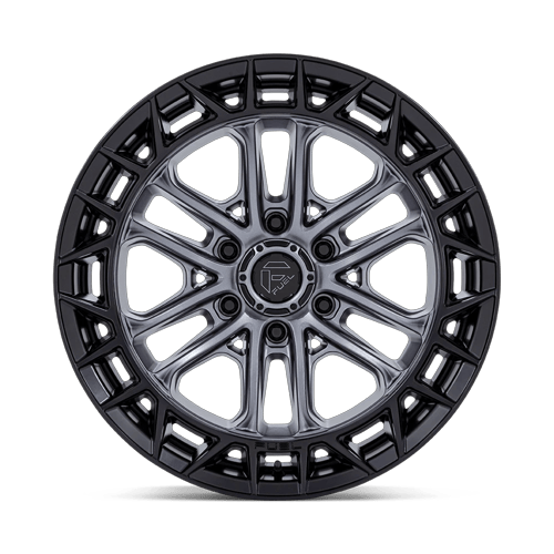 Fuel 1PC FC874 CELSIUS 17x9 Matte Gunmetal W/ M-Blk Lip 6x135 1mm