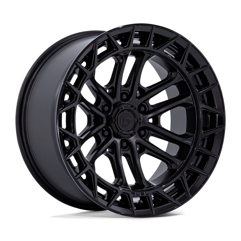 Fuel 1PC FC874 CELSIUS 17x9 Matte Black W/ G-Blk Lip 6x135 -12mm