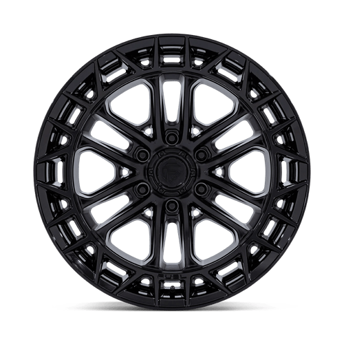 Fuel 1PC FC874 CELSIUS 17x9 Matte Black W/ G-Blk Lip 6x135 -12mm