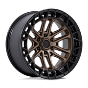 Fuel 1PC FC874 CELSIUS 17x9 Matte Bronze W/ M-Blk Lip 6x135 -12mm