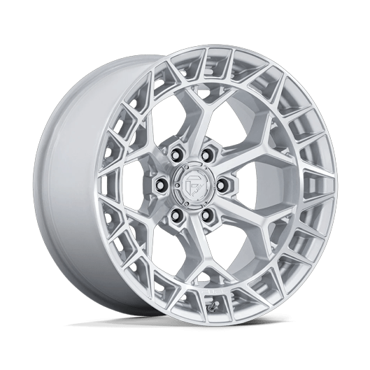 Fuel 1PC FC873 CHARGER 17x9 Gloss Silver W/ Machined Face 6x135 -12mm