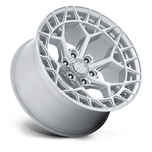 Fuel 1PC FC873 CHARGER 17x9 Gloss Silver W/ Machined Face 6x135 -12mm