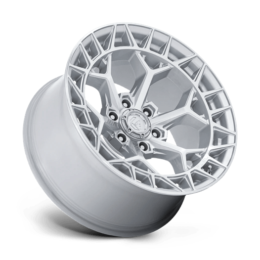Fuel 1PC FC873 CHARGER 17x9 Gloss Silver W/ Machined Face 6x135 -12mm