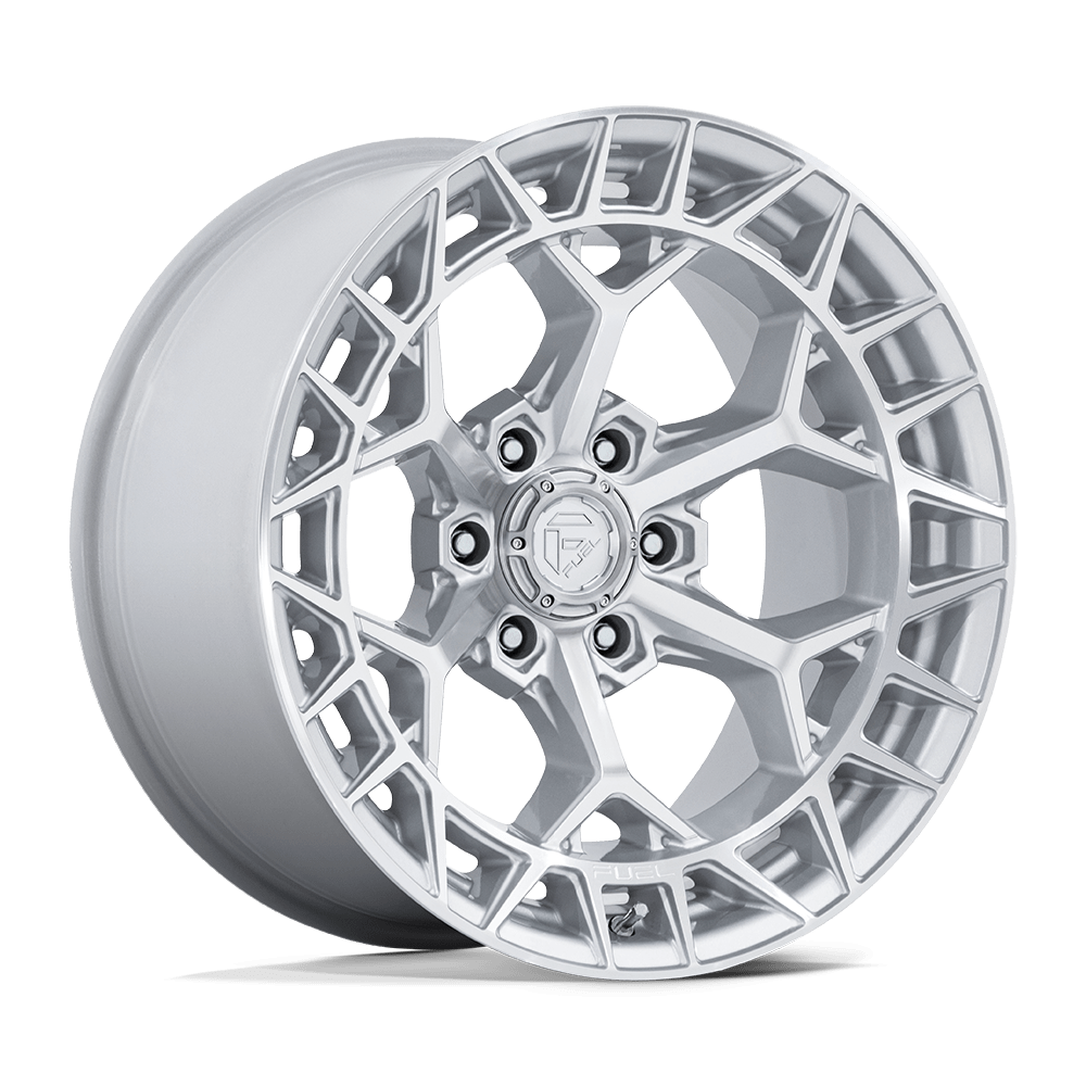Fuel 1PC FC873 CHARGER 17x9 Gloss Silver W/ Machined Face 6x135 1mm