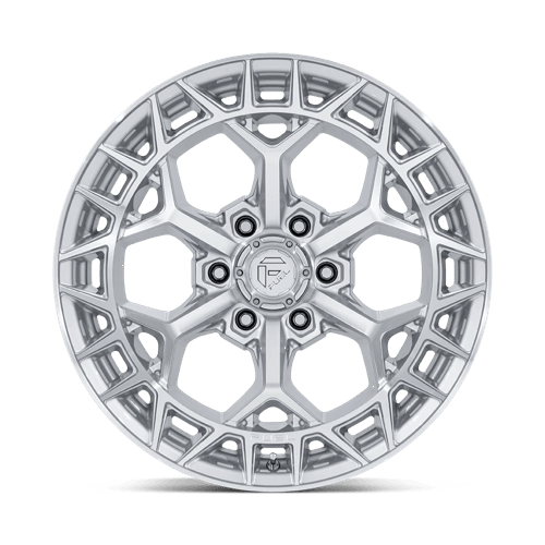 Fuel 1PC FC873 CHARGER 22x9.5 Gloss Silver W/ Machined Face 6x135 18mm