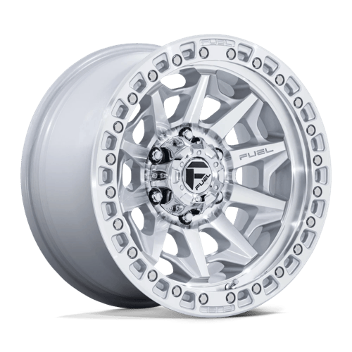 Fuel 1PC D883 COVERT 18x9 Silver W/ Machined Face 6x135 20mm