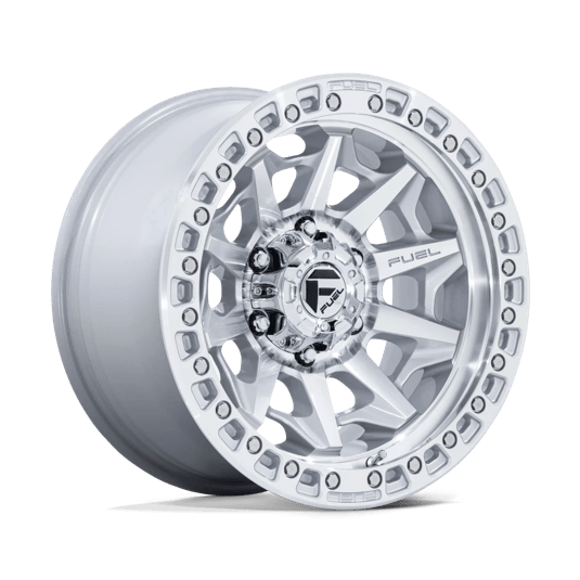 Fuel 1PC D883 COVERT 18x9 Silver W/ Machined Face 6x135 20mm