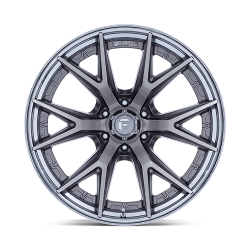 Fuel 1PC FC402 CATALYST 18x9 Platinum W/ Chrome Lip 6x135 1mm