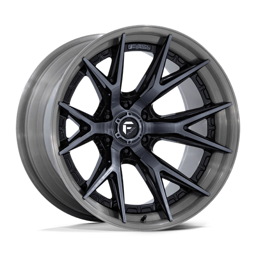 Fuel 1PC FC402 CATALYST 17x9 Gloss Black Brushed Dark Tint 6x135 1mm