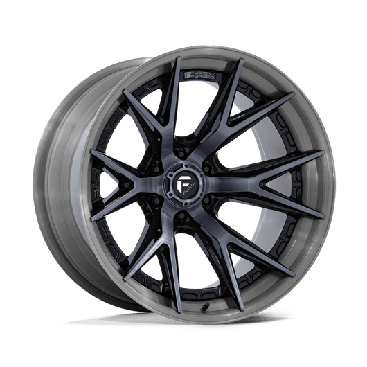 Fuel 1PC FC402 CATALYST 17x9 Gloss Black Brushed Dark Tint 6x135 1mm