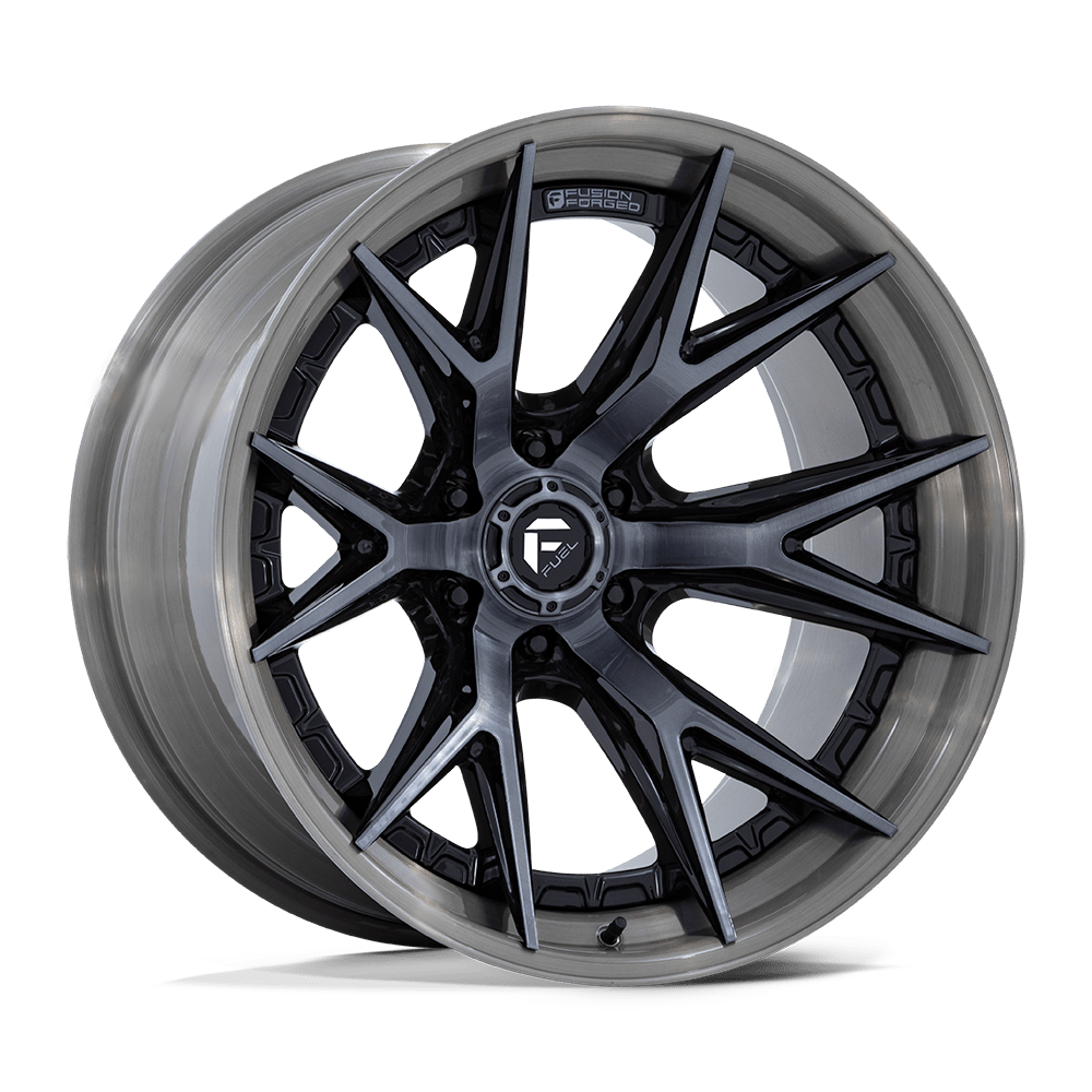 Fuel 1PC FC402 CATALYST 18x9 Gloss Black Brushed Dark Tint 6x135 1mm
