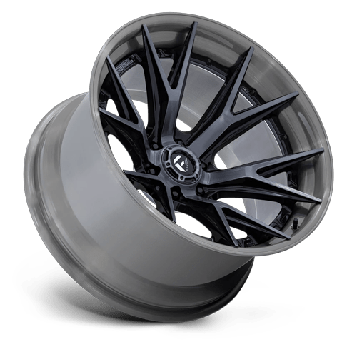 Fuel 1PC FC402 CATALYST 18x9 Gloss Black Brushed Dark Tint 6x135 1mm