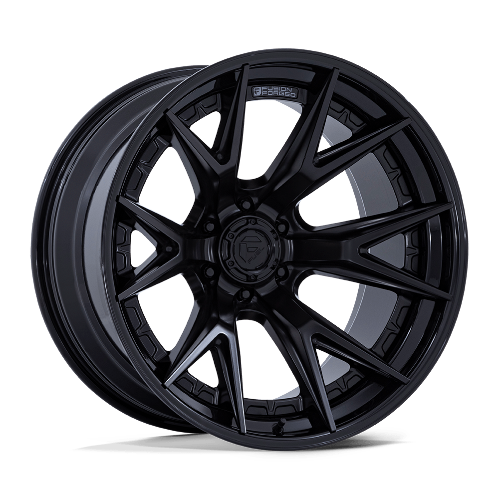 Fuel 1PC FC402 CATALYST 18x9 Matte Black W/ Gloss Black Lip 6x135 1mm