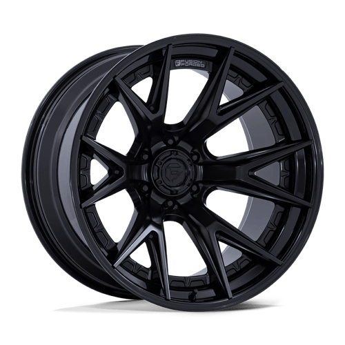 Fuel 1PC FC402 CATALYST 18x9 Matte Black W/ Gloss Black Lip 6x135 1mm