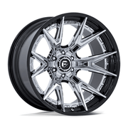 Fuel 1PC FC402 CATALYST 20x9 Chrome W/ Gloss Black Lip 6x135 20mm
