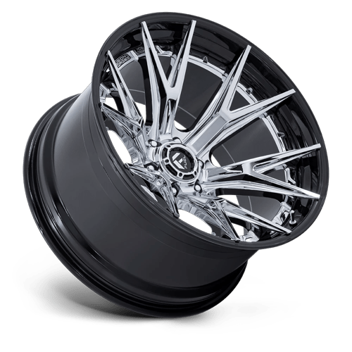 Fuel 1PC FC402 CATALYST 18x9 Chrome W/ Gloss Black Lip 6x135 1mm