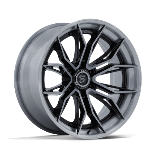 Fuel 1PC FC404 MUTINY 20x9 Gloss Black Brushed Dark Tint 6x135 20mm