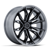 Fuel 1PC FC404 MUTINY 22x9.5 Gloss Black Brushed Dark Tint 6x135 20mm