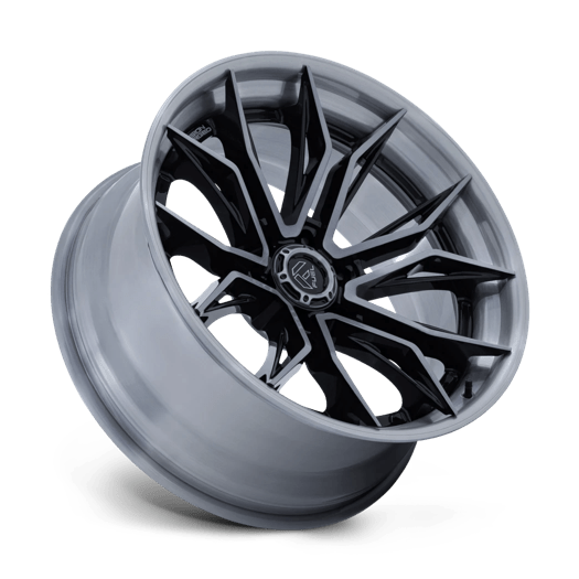 Fuel 1PC FC404 MUTINY 20x9 Gloss Black Brushed Dark Tint 6x135 20mm