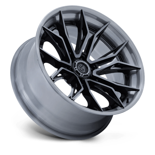 Fuel 1PC FC404 MUTINY 22x9.5 Gloss Black Brushed Dark Tint 6x135 20mm