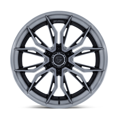 Fuel 1PC FC404 MUTINY 20x9 Gloss Black Brushed Dark Tint 6x135 20mm