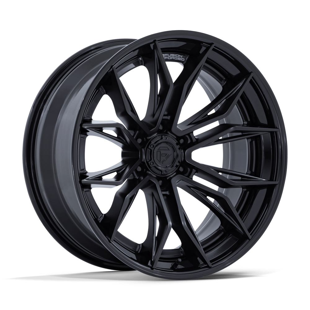 Fuel 1PC FC404 MUTINY 20x9 Matte Black W/ Gloss Black Lip 6x135 20mm