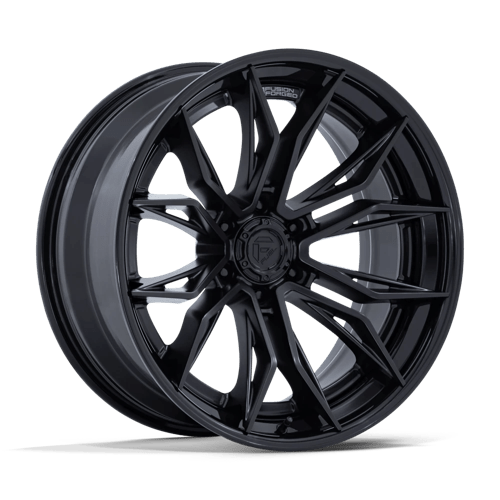 Fuel 1PC FC404 MUTINY 22x9.5 Matte Black W/ Gloss Black Lip 6x135 20mm