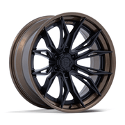 Fuel 1PC FC404 MUTINY 20x9 Matte Black W Gloss Bronze Lip 6x135 20mm