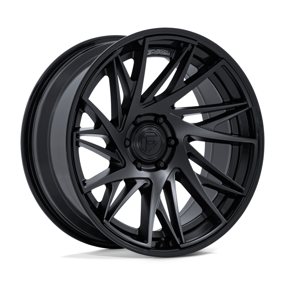 Fuel 1PC FC405 DYNAMO 22x9.5 Matte Black W/ Gloss Black Lip 6x135 20mm